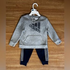 Adidas Boys Sweatshirt/Pants Set | Size 24 Months | Brand New, Tags Removed |